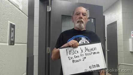 Mugshot of MYRON B FOSTER booked in Marion County, Alabama on April 23, 2026