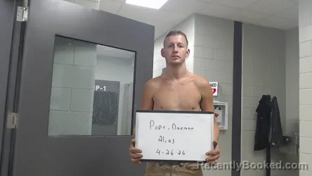 Mugshot of DAEMON A POPE booked in Marion County, Alabama on April 26, 2026