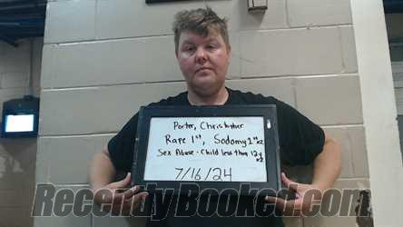 Booking photo from Marion County, Alabama