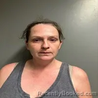 Mugshot of Mindy Renee Stubblefield booked in Marshall County, Alabama on August 12, 2026
