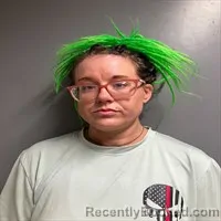 Mugshot of Megan Thomas Brock booked in Marshall County, Alabama on August 2, 2026