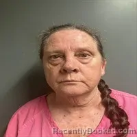 Mugshot of ANN MARY BYNUM booked in Marshall County, Alabama on July 1, 2026