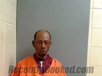 Booking photo from Monroe County, Alabama