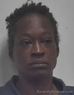 Mugshot of Leonicia Lashon Holmes booked in Montgomery County, Alabama on October 7, 2026