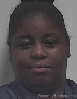 Mugshot of TA'MYIA DENISE HARRIS booked in Montgomery County, Alabama on August 3, 2026