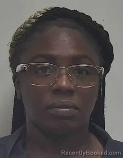 Mugshot of Latora Shumecka Jackson booked in Montgomery County, Alabama on August 7, 2026