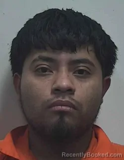 Mugshot of Juan Carlo Aguilar Reyes booked in Montgomery County, Alabama on October 9, 2026