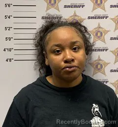 Mugshot of Simiyah Vernee Cannon booked in Morgan County, Alabama on August 25, 2026