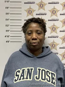 Mugshot of CONSUELLA WASHINGTON booked in Morgan County, Alabama on March 14, 2026