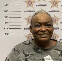 Mugshot of Sharon Delois Reedus booked in Morgan County, Alabama on October 11, 2026