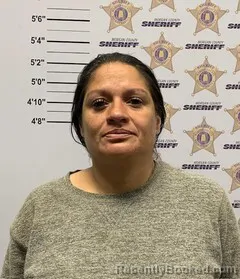 Mugshot of JANIE INEZ NATION booked in Morgan County, Alabama on March 25, 2026