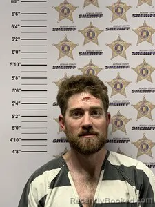 Mugshot of Michael Joshua Clark booked in Morgan County, Alabama on August 24, 2026
