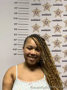 Mugshot of Atroya Duran Sutherlin booked in Morgan County, Alabama on August 18, 2026