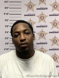 Mugshot of Kamir Rasheed Thompson booked in Morgan County, Alabama on September 3, 2026
