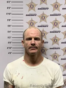 Mugshot of MICHAEL RAY MORRIS booked in Morgan County, Alabama on March 16, 2026