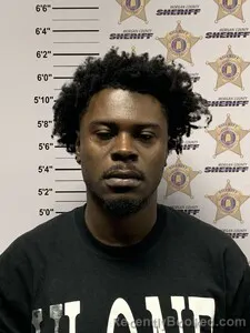 Mugshot of Jaylen Jabar Simpson booked in Morgan County, Alabama on August 16, 2026
