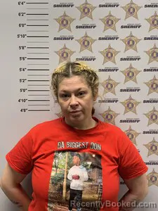Mugshot of JERI DIANE THURMAN booked in Morgan County, Alabama on July 6, 2026