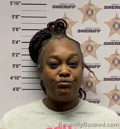 Mugshot of Shaneece Shari Hayley booked in Morgan County, Alabama on September 2, 2026
