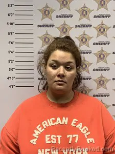 Mugshot of GRACIE MERIA LEA JOHNSON booked in Morgan County, Alabama on March 10, 2026