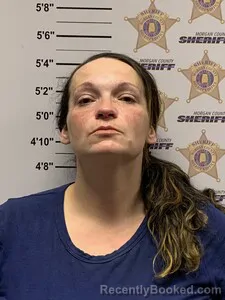 Mugshot of CRYSTAL HITT RANSOM booked in Morgan County, Alabama on March 20, 2026