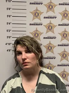 Mugshot of Breanna Maxine Sides booked in Morgan County, Alabama on September 7, 2026