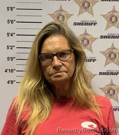 Mugshot of Annette Jean Richards booked in Morgan County, Alabama on August 20, 2026