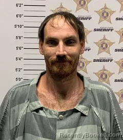 Mugshot of Jason Anthony Huddleston booked in Morgan County, Alabama on September 1, 2026