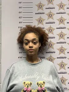 Mugshot of RAVEN TALYAH JACKSON booked in Morgan County, Alabama on May 18, 2026