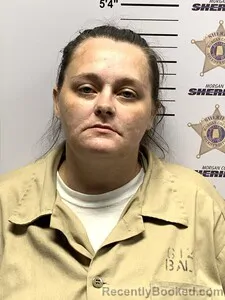 Mugshot of BRITTNEY LASHAE BALL booked in Morgan County, Alabama on April 1, 2026