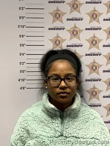 Mugshot of ZANIYAH T MILLER