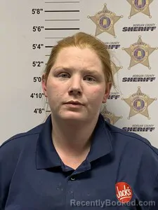 Mugshot of REBECKAH LEIGHANNE SHEDD booked in Morgan County, Alabama on March 18, 2026