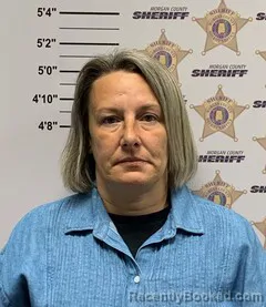 Mugshot of CRYSTAL WHITLOW WARE booked in Morgan County, Alabama on March 25, 2026