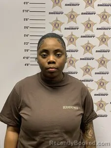 Mugshot of RANIYAH LAMARI ADAIR booked in Morgan County, Alabama on March 25, 2026