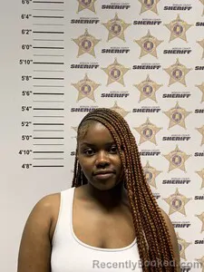 Mugshot of ZAPLURIA ARTEONNA PETERSON booked in Morgan County, Alabama on April 4, 2026