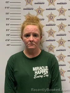 Mugshot of KRYSTAL DAWN MILLER booked in Morgan County, Alabama on July 14, 2026