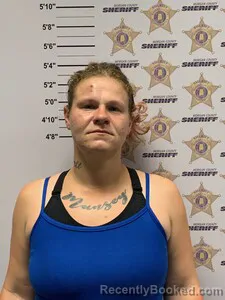 Mugshot of BRITNEY MICHELLE PEEBLES booked in Morgan County, Alabama on May 13, 2026
