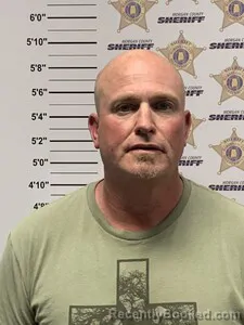 Mugshot of MICHAEL SHANE HOGAN booked in Morgan County, Alabama on May 17, 2026