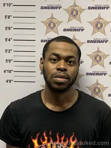 Mugshot of KEYONTAE MYKEL DEMOND BURRELL booked in Morgan County, Alabama on May 27, 2026