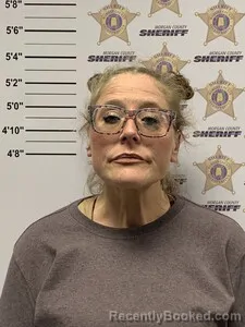 Mugshot of RACHEL MAE KRUMBEIN booked in Morgan County, Alabama on June 2, 2026