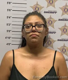 Mugshot of JENNYFER FABIOLA MORALES RIVERA booked in Morgan County, Alabama on June 10, 2026