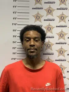 Mugshot of MARCQUAVIOUS EVANS booked in Morgan County, Alabama on July 3, 2026