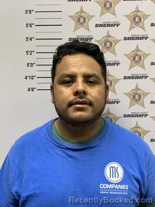 Mugshot of Gleivir Hans Godinez Lopez booked in Morgan County, Alabama on August 20, 2026