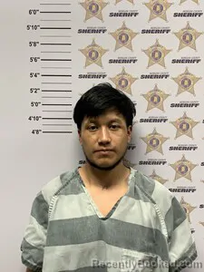 Mugshot of Kini Fernando Morales Perez booked in Morgan County, Alabama on August 22, 2026