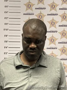 Mugshot of Trevor Ndifoin Kimbu booked in Morgan County, Alabama on September 1, 2026