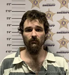 Mugshot of Kenneth Owen Moore booked in Morgan County, Alabama on September 2, 2026