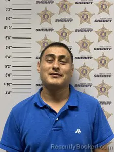 Mugshot of Jesus Mendoza booked in Morgan County, Alabama on October 10, 2026