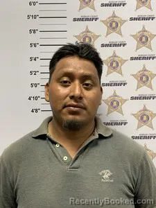 Mugshot of Andres Pascual Jimenez booked in Morgan County, Alabama on October 24, 2026