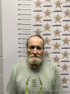 Mugshot of GENE DILLARD RUSSELL booked in Morgan County, Alabama on May 13, 2026