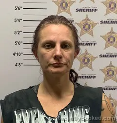 Mugshot of JESSICA LYNN PHILLIPS booked in Morgan County, Alabama on March 8, 2026