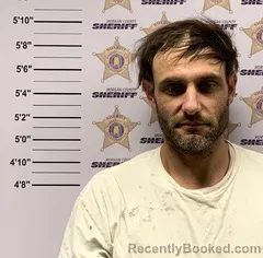 Mugshot of Steven James Crowe booked in Morgan County, Alabama on August 24, 2026